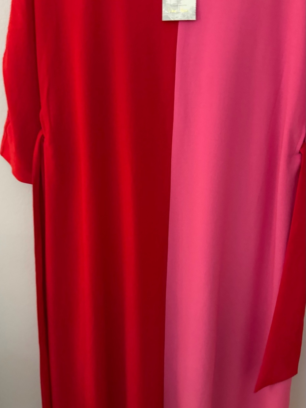 Tuckernuck India Hicks Two-Tone Red and Pink Maxi Dress NWT - Picture 5 of 7